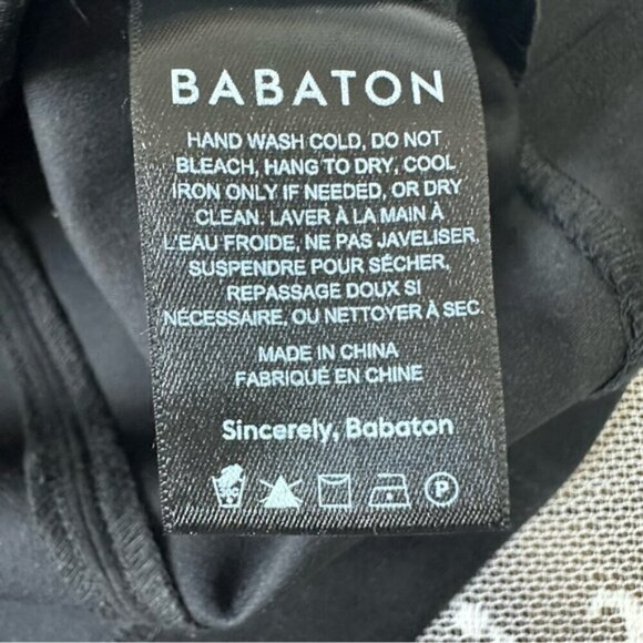 Aritzia Babaton Modern Faux Suede Mini Skirt in Black Sz 2 - Picture 10 of 11